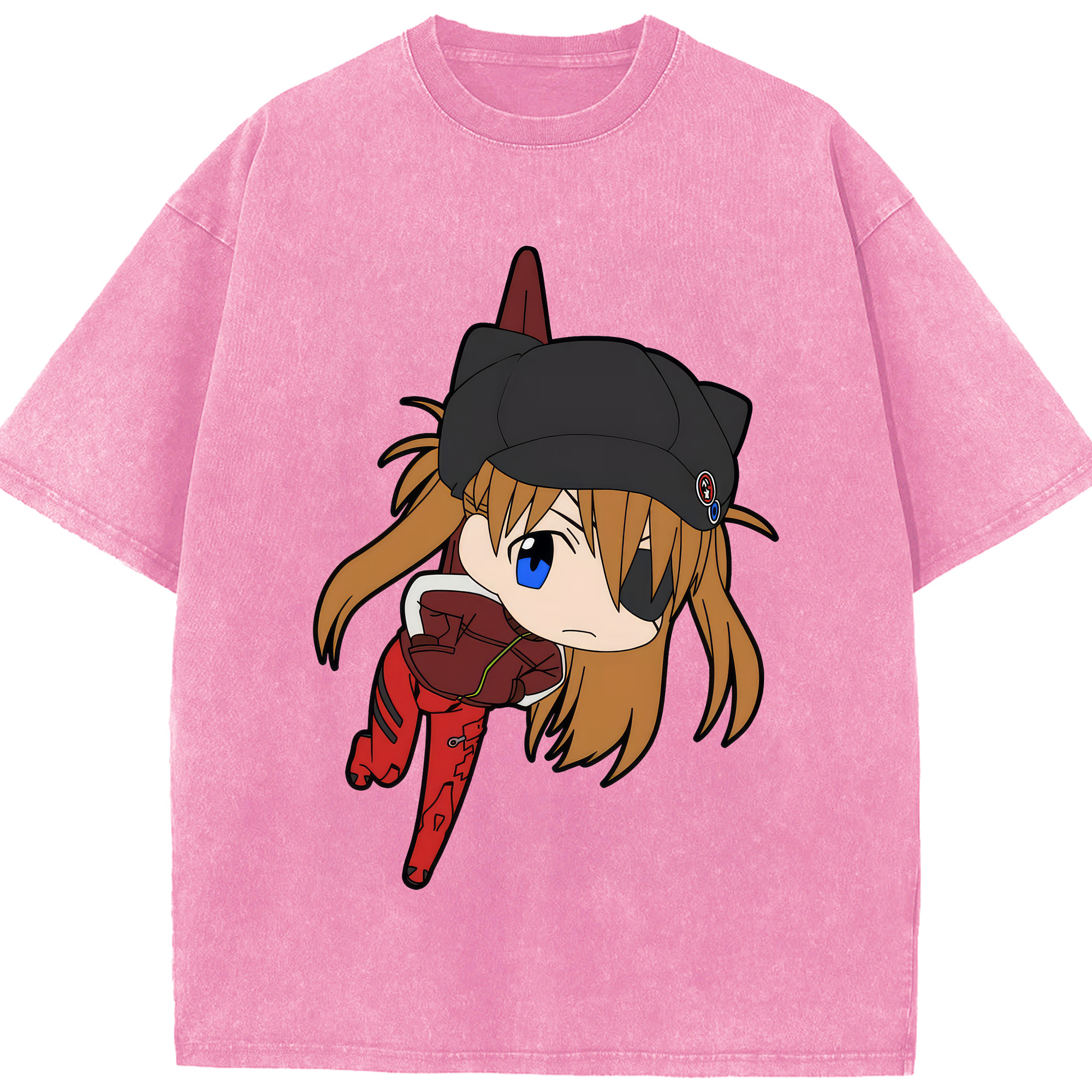 （画像用） EVA 新世紀エヴァンゲリオン 綿100% ヴィンテージ風 半袖Tシャツ（フロントプリント）